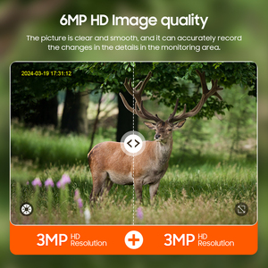HD 6MP 12X <span class=keywords><strong>Zoom</strong></span> HD 4G Caméra IP Solaire Étanche 3K Camouflage Panoramique Vision Nocturne Sécurité Extérieure CCTV Mémoire/Carte SD - Product Image 5