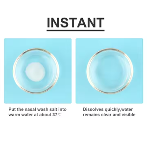 Sal Nasal al 0.9% al por Mayor para Irrigación Nasal con Neti Pot, Paquetes de Solución Salina con Alivio del Dolor, Limpiador Nasal - Product Image 5