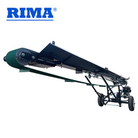 Convoyeur à bois portable professionnel RIMA : manutention efficace du bois pour l'Europe et l'Amérique du Nord