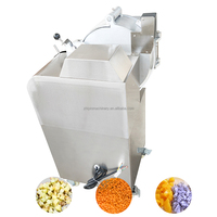 Industriële Wortelgroente Snijmachine Fruit Ui Mango In Blokjes Snijden Apple Cutting Verwerking Uienbreker