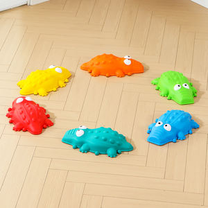 2024 nuevos juguetes de tendencia borde de goma apilamiento cocodrilo Stepping Stone Kid <span class=keywords><strong>Balance</strong></span> Stone para más de 1 año equipo de juego para niños - Product Image 2