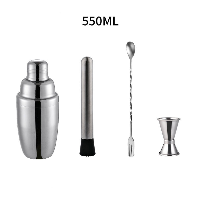 Argent 550 ml-4 pièces/ensemble
