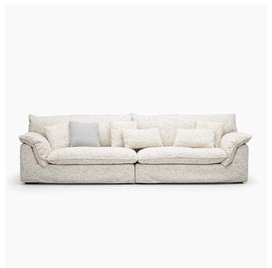 Set di Divani in Lino Minimalista Italiano, Seduta Profonda di Lusso, Arredamento Moderno per Villa, <span class=keywords><strong>Soggiorno</strong></span>, Hotel - Product Image 1