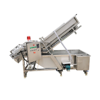 Machine de lavage et de tri des fruits, machine de lavage du manioc, machine de lavage des fruits à bulles
