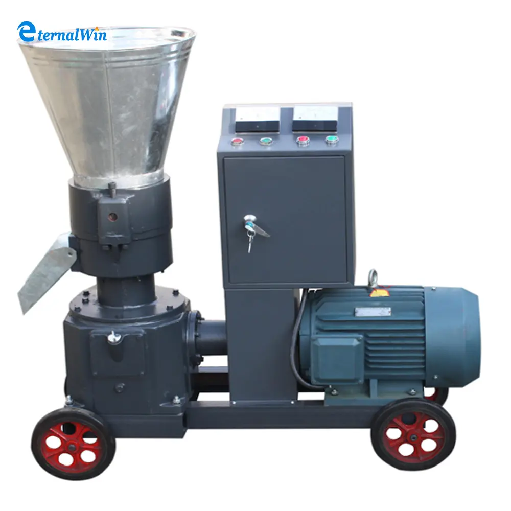 300 kg/giờ-400 kg/giờ động cơ diesel mùn cưa gỗ PELLET Máy Mill