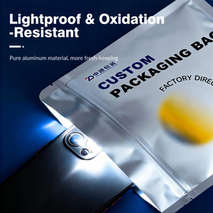 كيس ريتورت من رقائق الألومنيوم مطبوع حسب الطلب بثلاثة جوانب محكمة الغلق لتخزين وتعقيم اللحم المفروم الأسترالي المغذى على العشب - Product Image 5