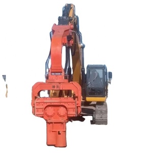 حفارة شنت مدق ركائز هيدروليكي تهتز فيبرو مطرقة ورقة مدق خوازيق كومة سائق - Product Image 1