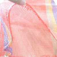 Sac en filet Leno imprimé avec logo personnalisé, sac en filet PP en gros pour l'emballage des oignons, des pommes de terre et des légumes