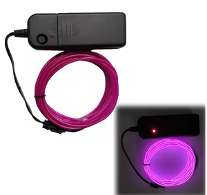 Đèn <span class=keywords><strong>Led</strong></span> Xe Trang Trí Ánh Sáng Neon <span class=keywords><strong>Usb</strong></span> Dance Party Lights Linh Hoạt El Dây Rope Ống Strips Cho Giáng Sinh Holiday Decora - Product Image 3