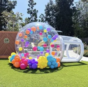 Opblaasbare Bubbeltent Commerciële Kwaliteit Pvc Huis Met Blower & Pomp Kids Party Clear Dome Ballon