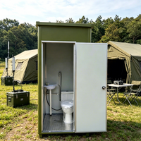 Toilettes chimiques portables préfabriquées pour camping, sanitaires mobiles d'extérieur, prix usine Chine, à vendre