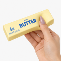 Jouet réaliste en forme de beurre, à remontée lente, doux et compressible, anti-stress, pour enfants et adultes, idéal comme cadeau