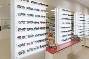 Espositore da Parete per Negozio di <span class=keywords><strong>Ottica</strong></span> con Illuminazione a LED in Acrilico per Occhiali da Sole e da Vista - Product Image 2