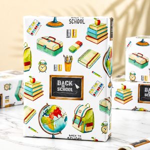 Back To School <b>Wrapping</b> <b>Paper</b> 17 Inch X 16.5 Feet Double Side Eco Friendly Gift Craft <b>Paper</b> - Product Image 6