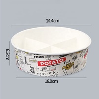 Boîtes rigides pliables écologiques et recyclables personnalisées pour la vente à emporter, boîtes de qualité alimentaire pour hot-dogs, frites, poulet, hamburgers, en-cas