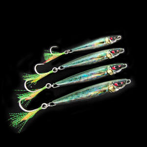 Leurre métallique imprimé en 3D de 20g, 40g, 60g, 80g pour la pêche au bar, au tilapia, à la <span class=keywords><strong>perche</strong></span> et au saumon - Appât souple artificiel avec hameçons pour la pêche en rivière - Product Image 3