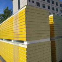 Meilleure Vente en Gros : Panneau Sandwich Isolant en Acier Coloré Écologique 200mm pour Toiture et Mur, en Polyuréthane (PU), pour Chambre Froide et Entrepôt Frigorifique