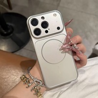 Coque de protection de luxe avec chargement sans fil et protection d'objectif en verre pour iPhone 17 Air, 13, 14, 15, 16, 17 Pro Max
