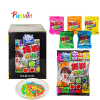 Bonbons à mâcher halal super acides saveur de fruits bonbons aigres mini haricot sac unique emballage de mini bonbons