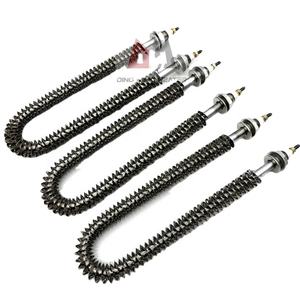 Горячая распродажа, 220 вольт, 3 кВт, 4 кВт, 5 кВт, 6 кВт, 8 кВт, промышленное сопротивление нержавеющей стали, U-образный воздушный трубчатый нагреватель с оребренной полосой для нагрева духовки - Product Image 1