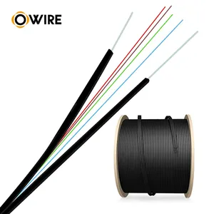 Cable de fibra óptica de vidrio, barato, 6mm, precio en Pakistán, 48, 10 núcleos, 6 núcleos, 2km, embalaje de carrete, g652
