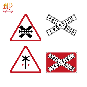 علامات إشارة المرور مصنوعة باستخدام لوحة الألومنيوم + تكنولوجيا الأغشية العاكسة ، مع عمر خدمة طويل. - Product Image 4