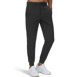 Pantalon de jogging de golf personnalisé à séchage rapide ONETEN APPARELS en polyester et élasthanne, performance sportive, braguette boutonnée, OEM, vente en gros - Product Image 1