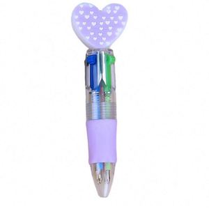 Multicolor Love Heart Plastic Ballpoint Pen with logo Fun and Creative Gel Pen Wholesale Valentine's Day <b>Gifts</b> for Loved One - Product Image 6