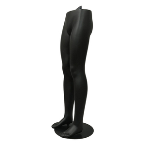 ブラックマットカラーグラスファイバーハーフボディマネキン男性レッグパンツフォームスポーツアスレチッククラシックスタンディングポーズ卸売 - Product Image 4