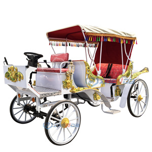 Royal Horse Carriage Manufacturer Electric Classic Cart Scenic Reception Wedding Carriage New Sightseeing 3-6 Seats - Product Image 1