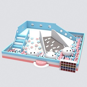 Château interactif avec projection de diapositives, scène dynamique 3D, expérience de jeu immersive, aire de jeux intérieure - Product Image 1