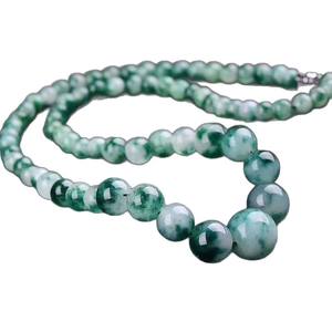 Atacado Jade Colar Esmeralda Cor Torre Cadeia Flutuante Verde Esmeralda Quartzito Jade Colar Jóias Acessórios - Product Image 1