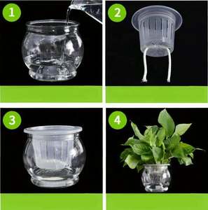 Cordon d'arrosage automatique de 1/4 pouce pour plantes en vacances, <span class=keywords><strong>pot</strong></span> auto-arrosant <span class=keywords><strong>DIY</strong></span>, arroseur automatique à gouttelettes, <span class=keywords><strong>corde</strong></span> en nylon/coton - Product Image 2