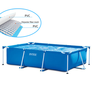 Piscines <span class=keywords><strong>Intex</strong></span> 2,2 m en PVC avec pompe filtrante, structure métallique hors sol, grande piscine pour enfants, jardins, extérieur - Product Image 1