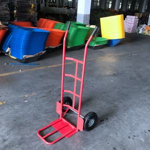 Carrello a mano per autocarri pesanti per magazzino con ruota pneumatica 3.50-4 HT1830A - Product Image 5