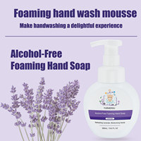 Savon pour les mains antibactérien biologique personnalisé YURHERSU OEM, sans alcool, lavage des mains à la lavande, mousse