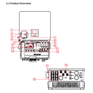Invertisseur Hybride Commercial en Gros Deye SUN-80K-SG02HP3-EU 80KW Stockage de Batteries Haute Tension pour Distributeurs Entrepôt Europe - Product Image 3