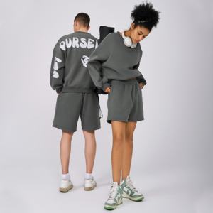 Conjuntos <span class=keywords><strong>de</strong></span> pantalones cortos <span class=keywords><strong>de</strong></span> poliéster reciclado <span class=keywords><strong>de</strong></span> algodón orgánico polar 350 Gsm personalizados para <span class=keywords><strong>hombre</strong></span>, conjunto <span class=keywords><strong>de</strong></span> pantalones cortos y Sudadera con capucha <span class=keywords><strong>de</strong></span> dos piezas Unisex <span class=keywords><strong>de</strong></span> alta calidad - Product Image 3