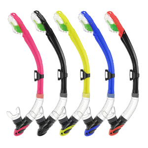 Equipo de buceo y esnórquel Natación Buceo en seco Snorkel <span class=keywords><strong>Tubo</strong></span> <span class=keywords><strong>largo</strong></span> para esnórquel Apnea - Product Image 4