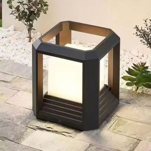 Modern Decorative Square LED Gate <b>Post</b> Wall for Parks Gardens Wholesale Cheap Waterproof Pillar <b>Lights</b> Easy Deployment Ballast - Product Image 1