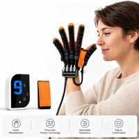 Gant robotisé rechargeable pour usage domestique, sortie d'usine, haute puissance, double fonction simultanée pour les deux mains, pour l'exercice et l'entraînement