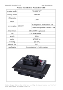 Ventilador portátil termoeléctrico de <span class=keywords><strong>aire</strong></span> <span class=keywords><strong>acondicionado</strong></span> móvil y ventilador con motor de CC para disipación de calor y refrigeración. - Product Image 5