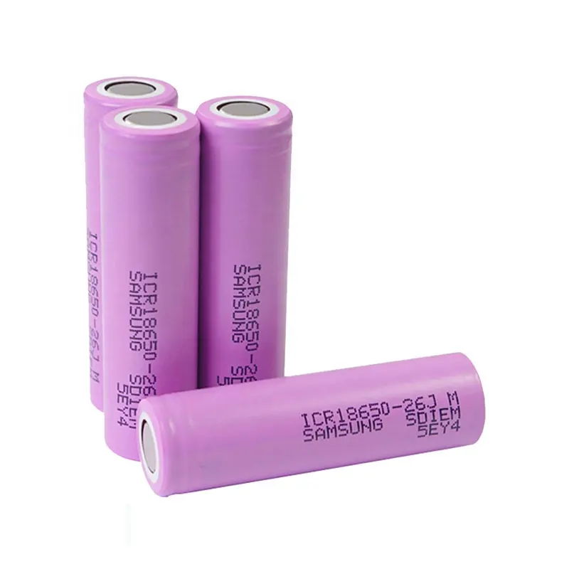 Authentic 18650 Li-ion Battery Cylindrical Lifepo4 3.7v 2600mah Rechargeable 18650 Lithium Battery
