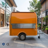 Promotion Usine : Remorque Mobile 3 Roues en Acier Inoxydable Personnalisable, Haute Qualité, Couleurs Personnalisées, pour Vente de Restauration Mobile