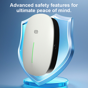 Smart Wall Mounted EV Charger Gun Com Indicador LED Para Veículos Elétricos type2 Carregamento Rápido E Design Impermeável - Product Image 3