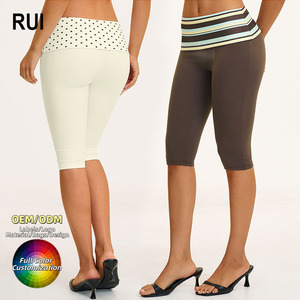 RUIQUWIN Custom Plus Size Women's High Waist Yoga <b>Leggings</b> Elastic Waist Color Blocking Spandex/Nylon Four-Way Stretch Quick Dry - Product Image 1