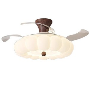 Ventilateur de plafond encastré de 36 pouces avec lumière LED, 3 couleurs réglables, 6 vitesses, réversible, pour chambre à coucher et salon - Product Image 1