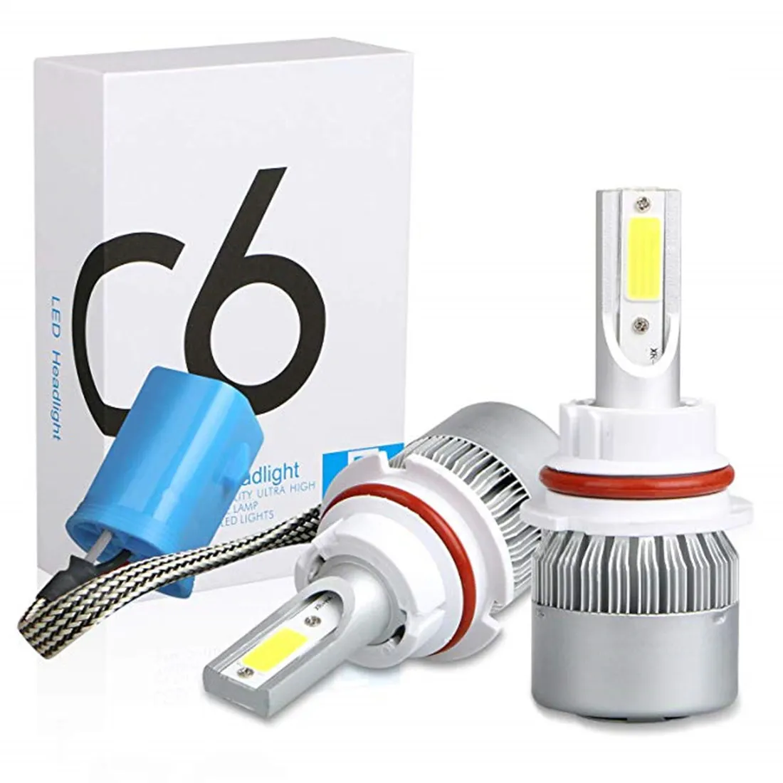 Cheap Price 12V White C6 Led Headlight Bulb 36W 3800Lm COB H1 H7 H11 H3 9005 9006 H4 6500K Car Led Headlight Headlamp Bulbs