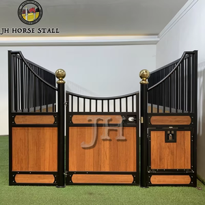 Box per stalle per attrezzatura per cavalli portatile 12x12, porte per stalle anteriori, pannelli per scuderie temporanee con te - Product Image 5