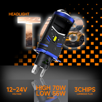 Feux de route et de croisement 130W 10000LM pour voiture, mini projecteur bi-LED H4, phares LED à lentille de projecteur, ampoule H4